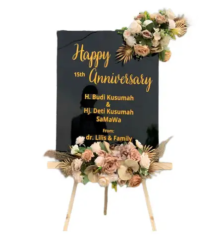 Papan Bunga Akrilik Cikatapis