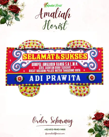 Papan Bunga Ucapan Selamat Cikatapis